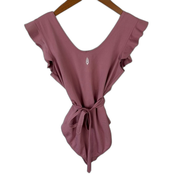 Free People Movement Streamline Ballet Wrap Bodysuit NWT Size Large - Picture 5 of 16